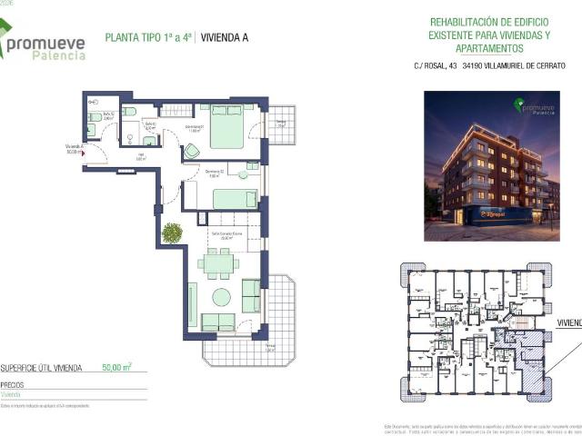 Apartamento en Venta en Villamuriel de Cerrato