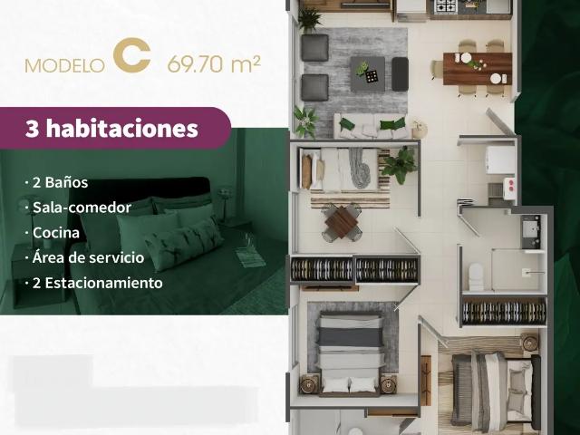 Apartamento en Venta en Zapopan, Cerca de Servicios y Amenidades Modernas