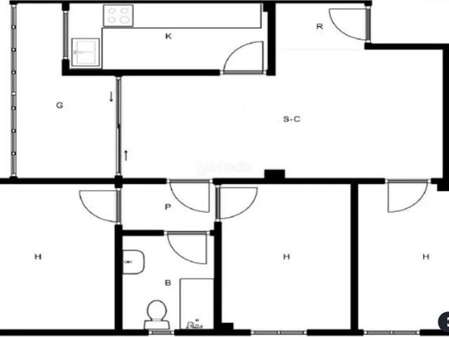 Apartamento en venta en Badalona, Sant Roc. en Badalona. Apartamentos.