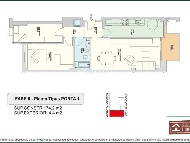 Apartamento en venta en Balaguer. APARTAMENTO NUEVO EN BALAGUER. Apartamentos.
