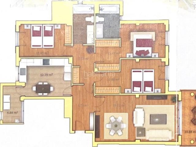 Apartamento en venta en Baleares Palma de Mallorca, Sa Teulera. Amplio apartamento en zona tranquila de Palma. Apartamentos Palma de.