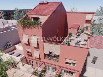 Piso en venta en Barcelona, Sants. Fantástica planta 2da con terraza. Pisos.