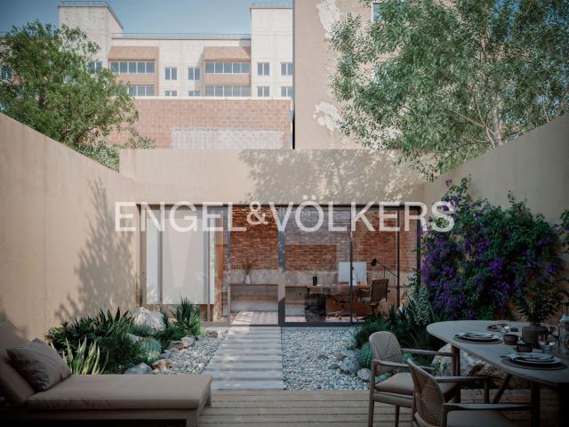 Planta baja en venta en Barcelona, Vila de Gràcia. Vivienda de diseño con jardín privado a estrenar en Vila de Gràcia. Plantas bajas.
