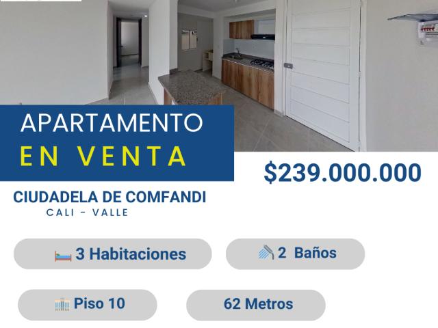 Apartamento En Venta En Cali En Ciudadela Comfandi V133737