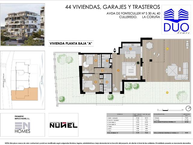 Apartamento en venta en Culleredo, Portádego Vilaboa Norte. EDIFICIO DUO HOMES CULLEREDO A CORUÑA. Apartamentos.