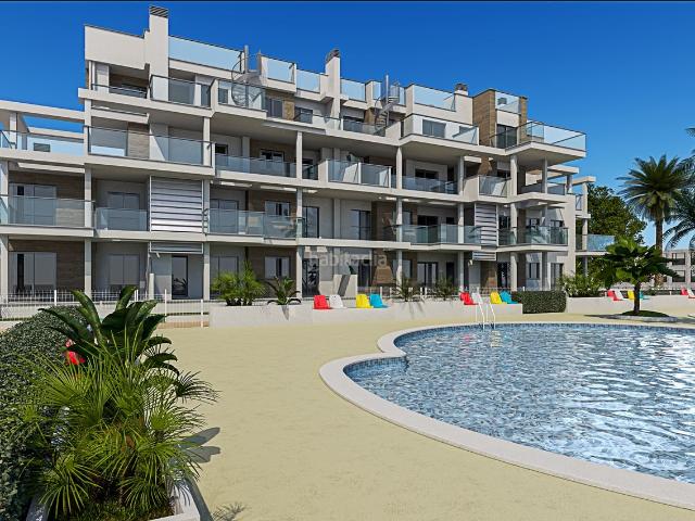 Apartamento en venta en Dénia, Les Bovetes La Felicidad. Apartamentos.