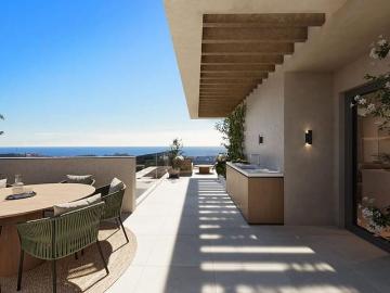 Apartamento en venta en El Chaparral, Mijas - Terraza