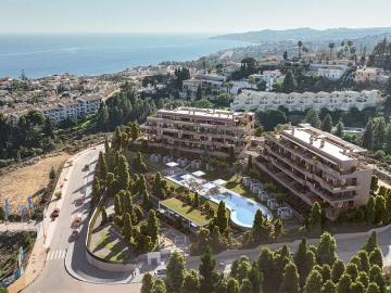 Apartamento en venta en El Chaparral, Mijas - Piscina