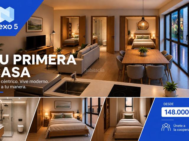 Apartamento en venta en Lleida, Centre Històric. NEXO 5 Apartamentos en cooperativa desde 148.000. Apartamentos.