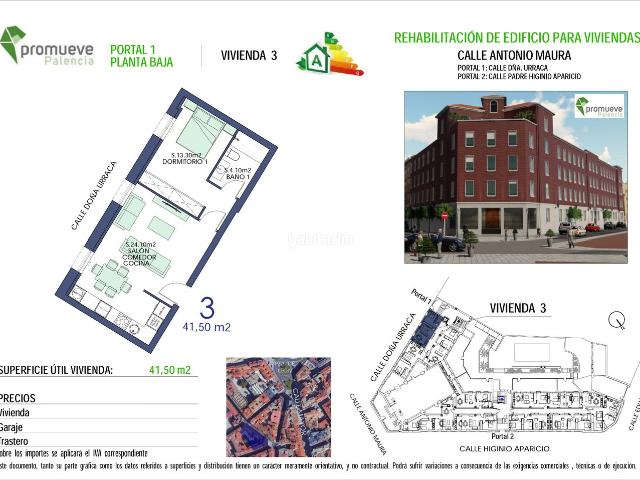 Apartamento en venta en Palencia, Centro. VIVIENDA OBRA NUEVA EN PLENO CENTRO DE LA CAPITAL. Apartamentos.