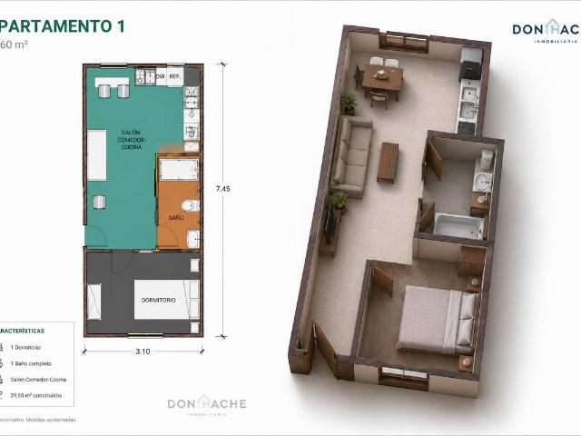Apartamento en Venta en Sur