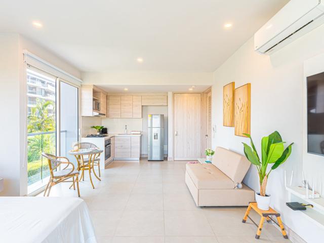Apartamento en Venta o Arriendo en Zona Norte, Cartagena 1 Alcobas, 60m2
