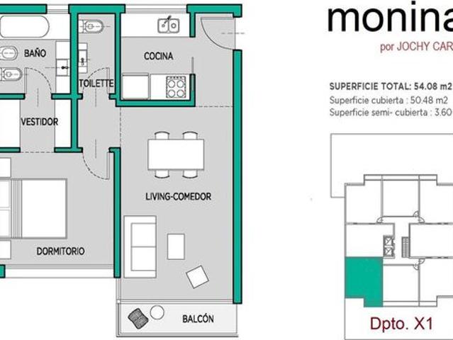 Apartamento en alquiler en Castelar