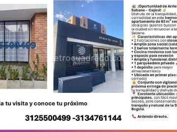 Apartamento en Arriendo, calahorra, Cajicá
