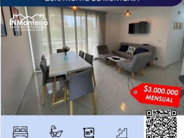 Apartamento en arriendo Calle 63 3 46, Los Alcázares, Montería, Córdoba, Col