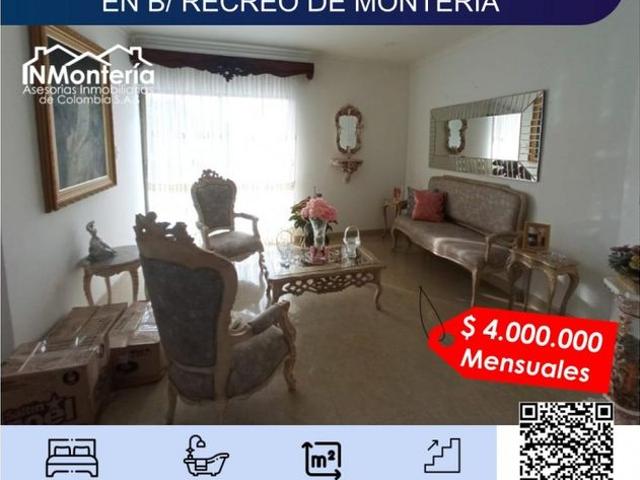 Apartamento en arriendo Calle 61a 8 16, La Castellana, Montería, Córdoba, Col