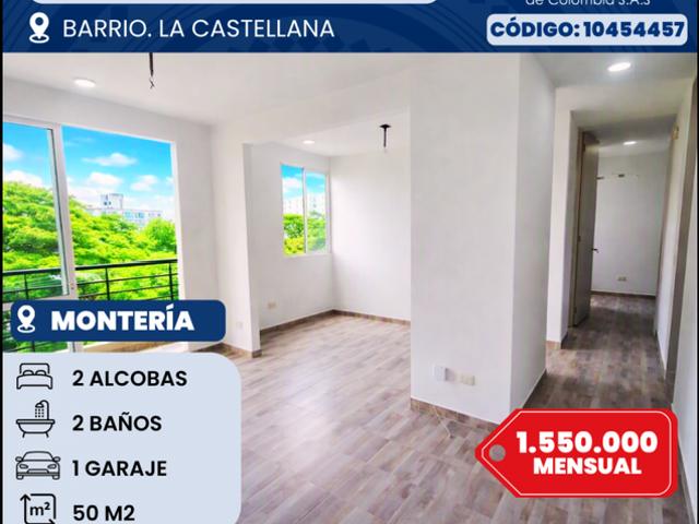 Apartamento en arriendo Calle 61a, La Castellana, Comuna 8, Perímetro Urbano Montería, Centro, Córdoba, Rap Caribe, 230002, Colombia