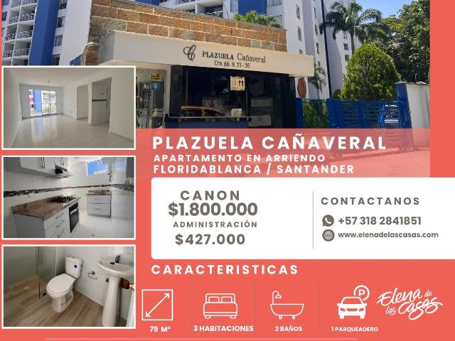 Apartamento en arriendo, Conjunto plazuela de cañaveral