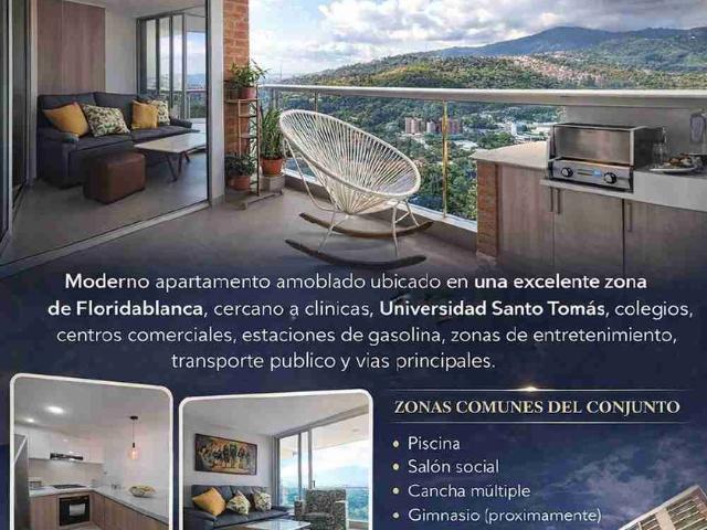Apartamento en arriendo Conjunto Residencial Bellfort, Calle 196b, El Recreo, Floridablanca, Santander, Colombia