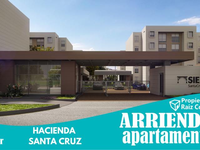 Apartamento en arriendo, Hacienda santa cruz