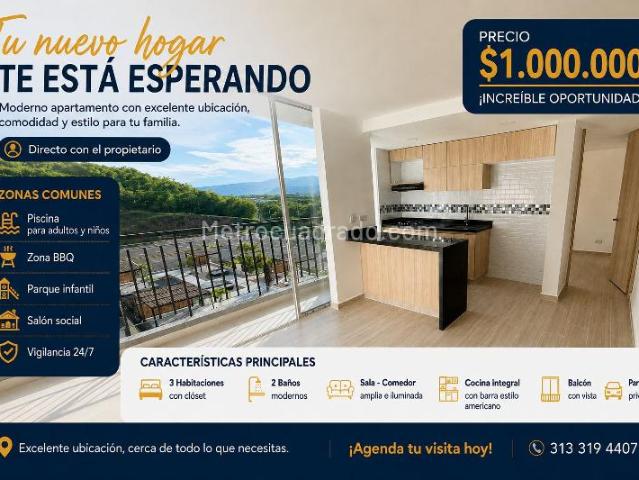 Apartamento en Arriendo, OIKOS Club de Playa Valencia, Ricaurte
