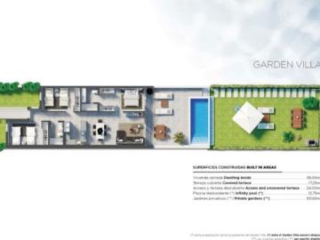 Apartamento en Denia 1 línea con jardín privado, piscina compartida y acceso