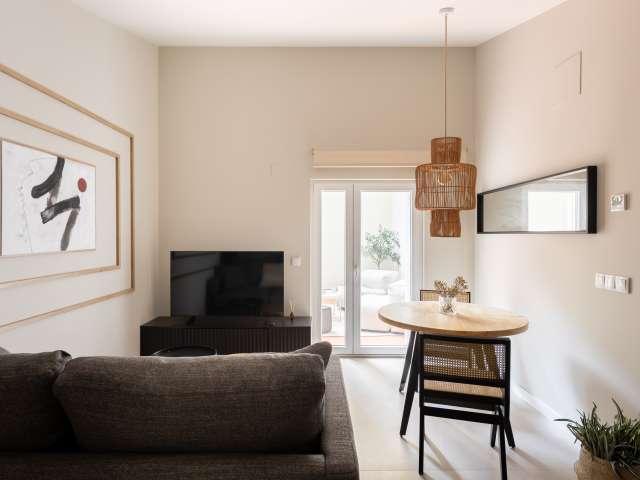 Apartamento entero de 1 habitaciones en Madrid