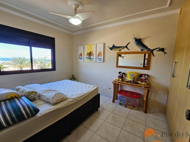 Apartamento frente mar no Guilhermina 3 quartos 2 vagas privativas