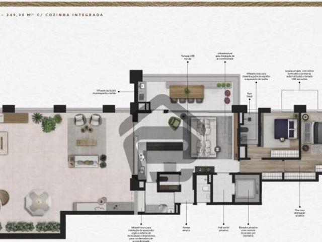 Apartamento Garden à Venda com 2 Dormitórios no Itaim Bibi