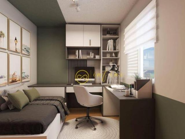 Apartamento Lançamento com 2 Quartos à venda, 43 m² por R$ 317.990 Condomínio Don Pagliato Soroc