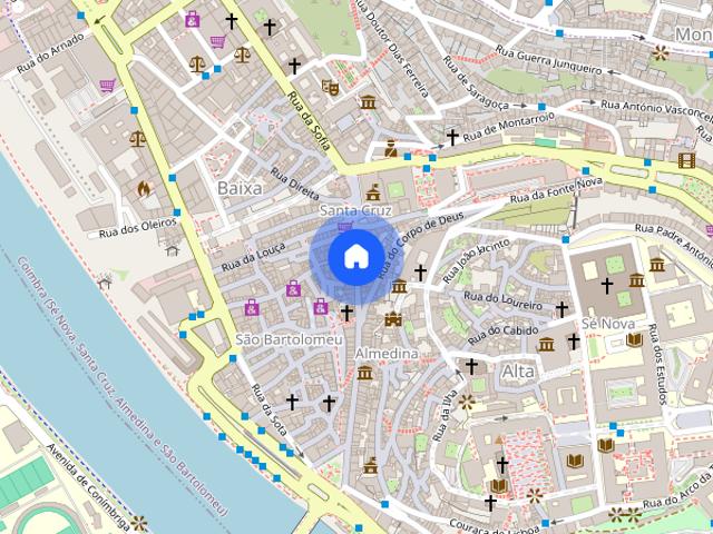 Apartamento mobilado T1 em Coimbra