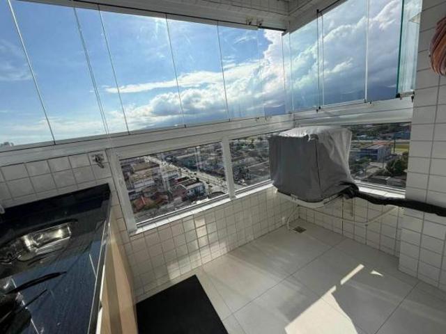 Apartamento Mobiliado 1 Dorm. c/ 2 Salas, Varanda e 1 Vaga na Aviação – Praia Grande/SP