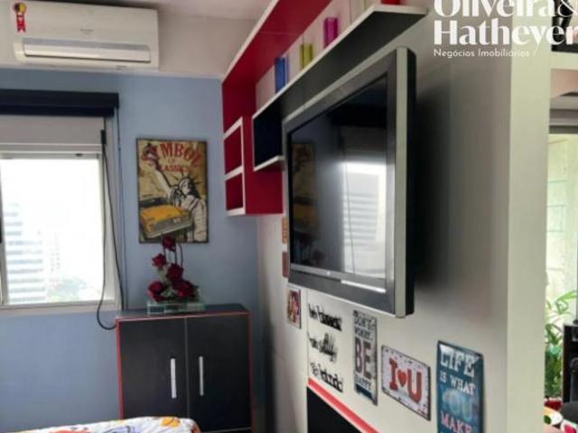 Apartamento Mobiliado 1 quarto e 1 vaga a venda na Chácara Santo Antonio