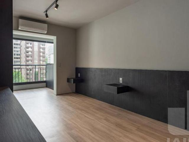 Apartamento mobiliado, 32 m² com 1 quarto e 1 banheiro, em prédio moderno e lazer completo