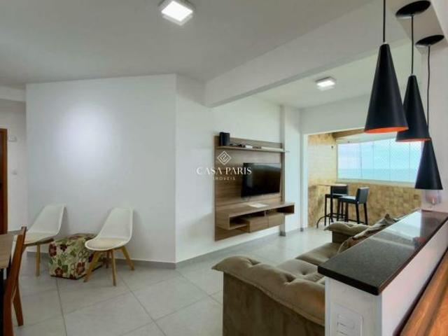 Apartamento mobiliado com vista para o mar à venda no Bairro Mirim, Praia Grande