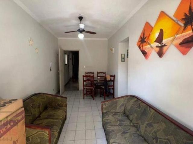 Apartamento mobiliado com 1 dormitório 100 metros da praia com lazer completo à venda, 51 m² por R$