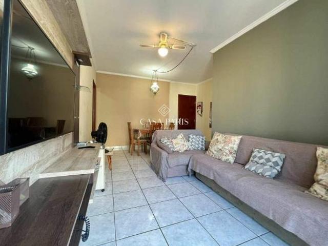 Apartamento MOBILIADO com 1 dormitório à venda, 60 m² por R$ 370.000 Vila Guilhermina Praia Gran