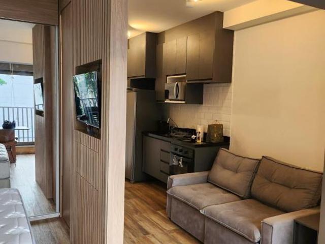 Apartamento mobiliado com 1 dormitório e 1 vaga Jardins São Paulo