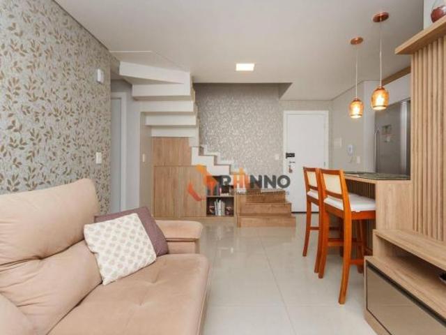 Apartamento mobiliado com 2 ormitórios à venda, 116 m² por R$ 1.169.000 Santa Felicidadde Curiti