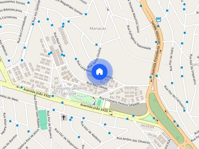 Apartamento mobiliado com 2 quartos, 2 vagas de garagem no Castelo / Manacás