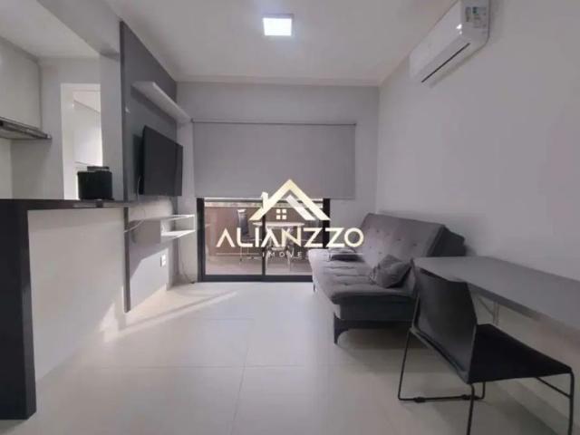 Apartamento Mobiliado com 44m² 1 Quarto no Jardim Recreio em Ribeirão Preto/SP. Alianzzo Imóveis