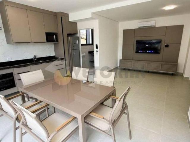 Apartamento mobiliado à venda com 1 dormitório no Indaiá em Caraguatatuba SP