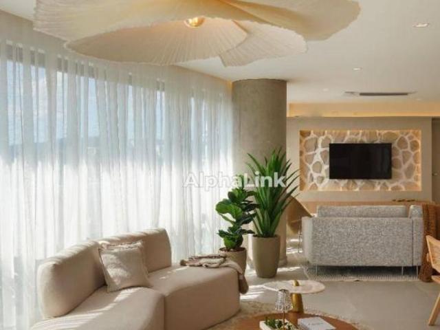 Apartamento mobiliado à venda e locação no Level Alphaville | 180 m² | 3 suítes | Elevador privativo