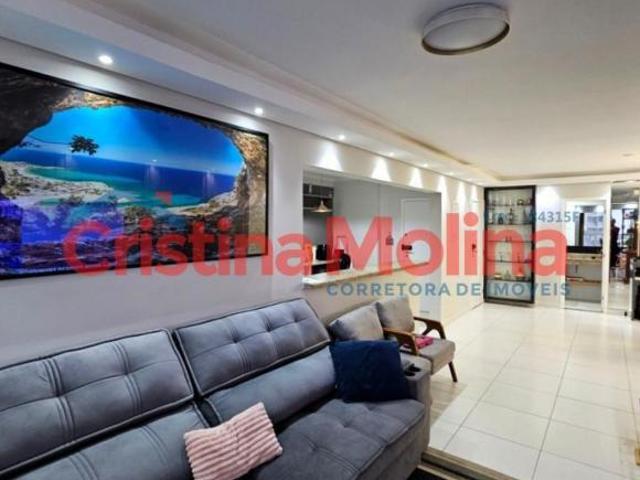 Apartamento mobiliado, alto padrão, três suítes, sendo uma máster, pertinho da praia, Guilhermina