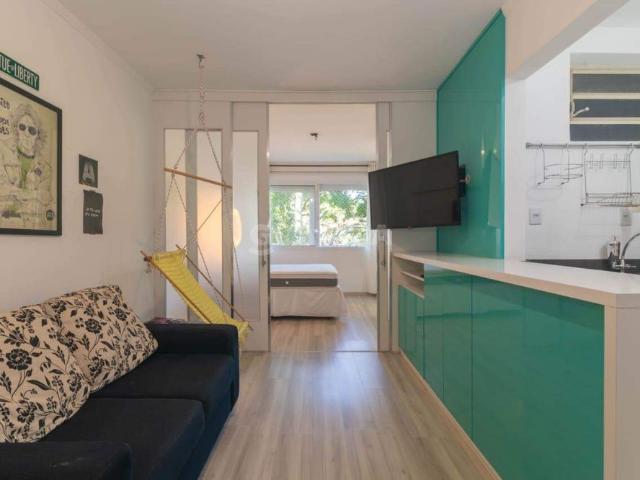 Apartamento mobiliado de 1 dormitório no bairro Cristo Redentor. COD: 16663