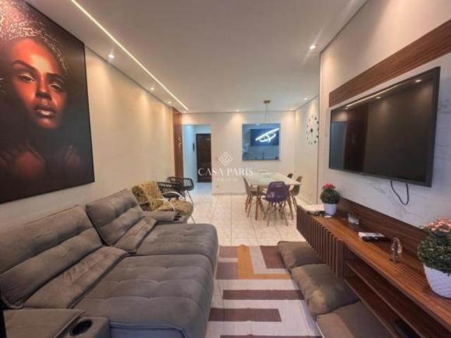 Apartamento mobiliado de 2 quartos com suíte à venda no bairro Tupi, Praia Grande/SP