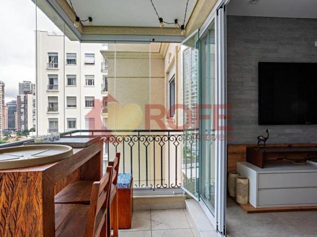 APARTAMENTO MOBILIADO E EQUIPADO DE 3 DORMITÓRIOS E 2 VAGAS, NO BROOKLIN