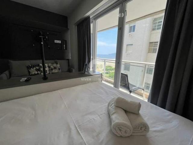 Apartamento Mobiliado Frente Mar para Investimento no Unlimited Ocean Front – Pompéia, Santos/SP