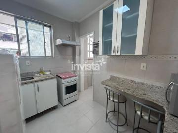 Apartamento Mobiliado no Gonzaga, Santos 1 dorm, 70 m², aluguel R$ 3.500