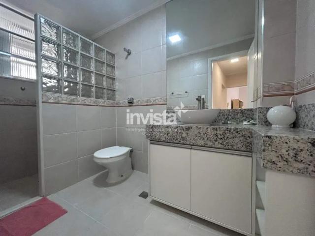 Apartamento Mobiliado no Gonzaga, Santos 1 dorm, 70 m², aluguel R$ 3.500